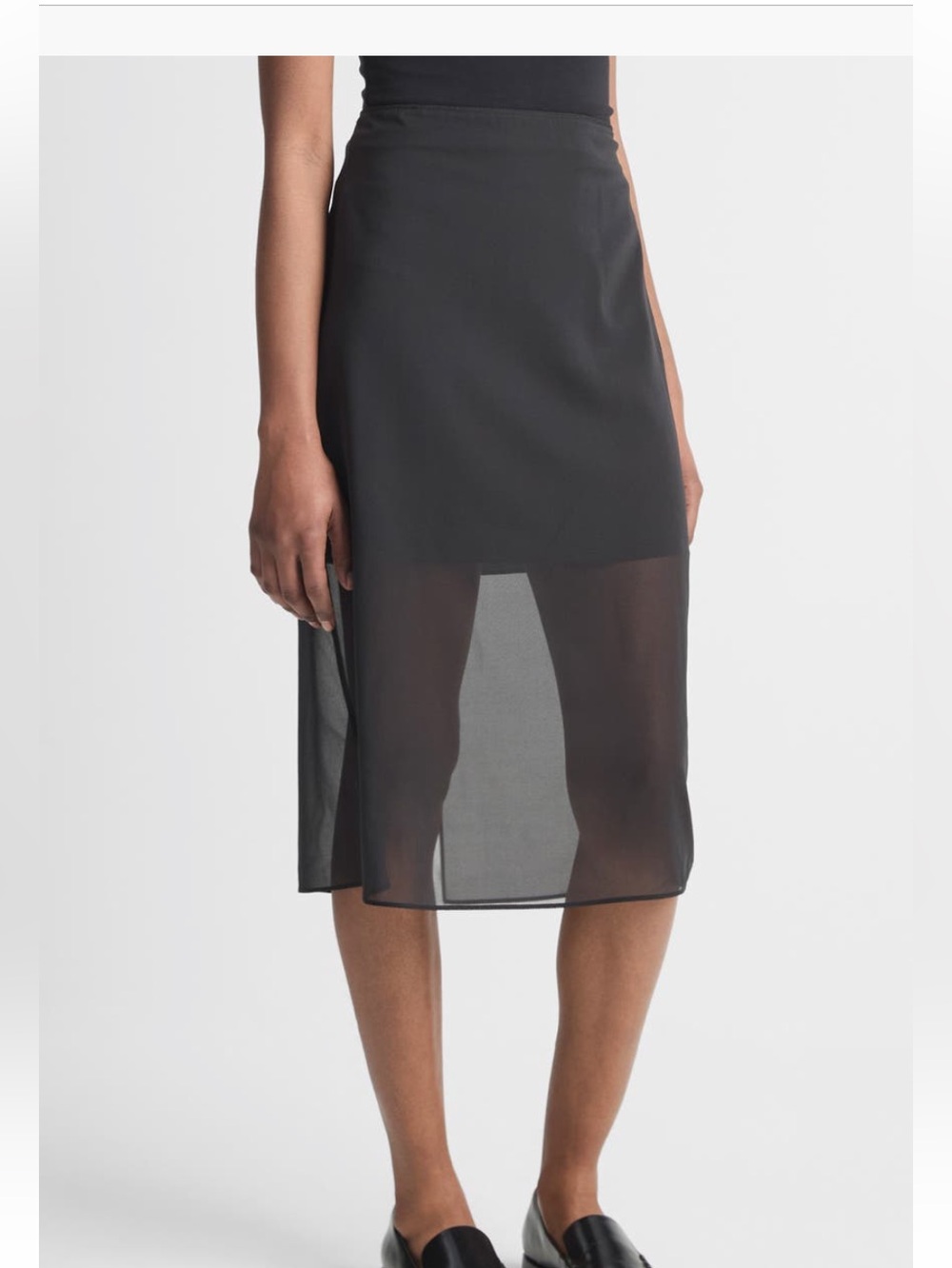 Vince Silk Blend Pencil Skirt - Picture 6 of 7